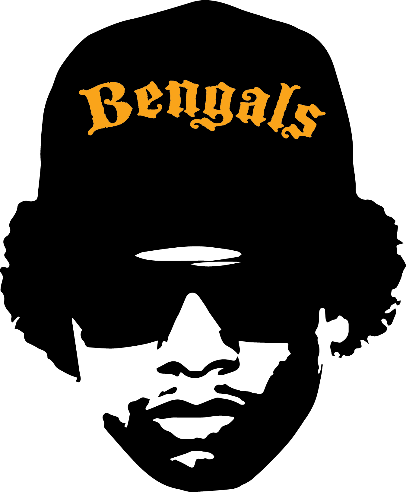 Bengals Duz It Orange Font