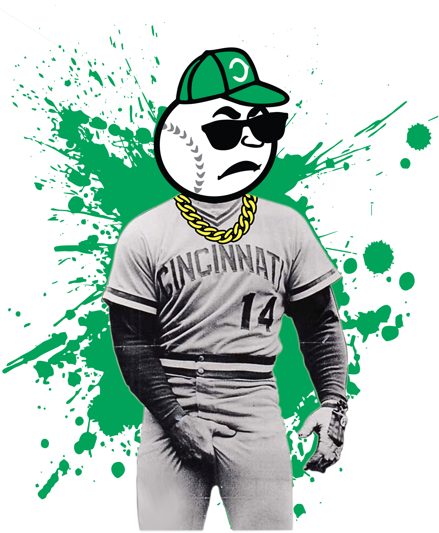 Deez Roses Green