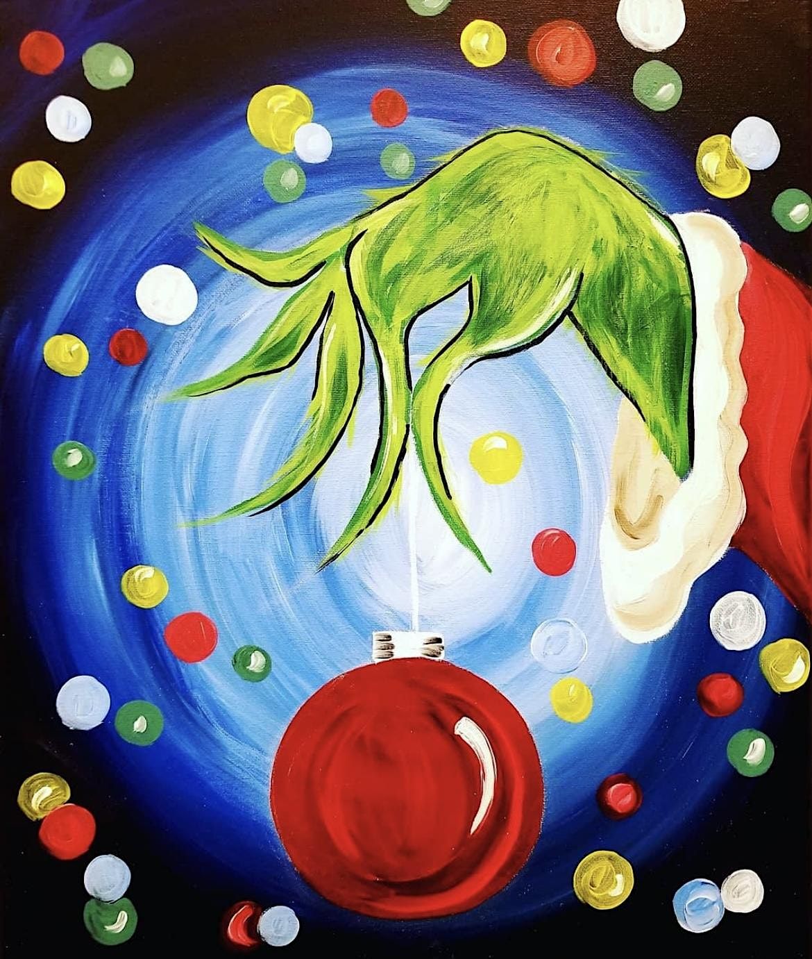 The Grinch Paint & Sip SUNDAY DEC 17th, 2023 3:00-5:00PM