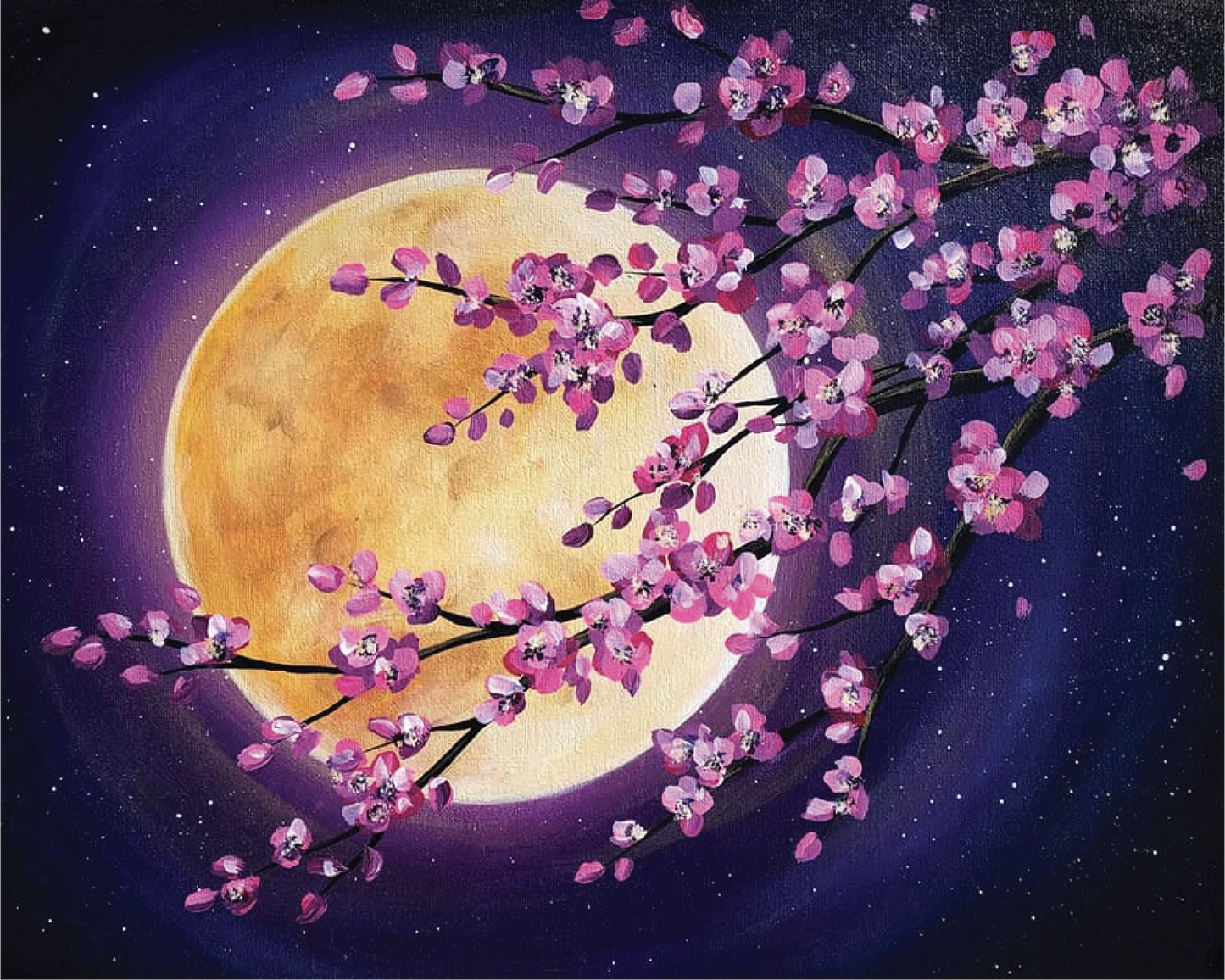 Cherry Blossom Moon SATURDAY JAN 6th, 2024 7:00-9:00PM