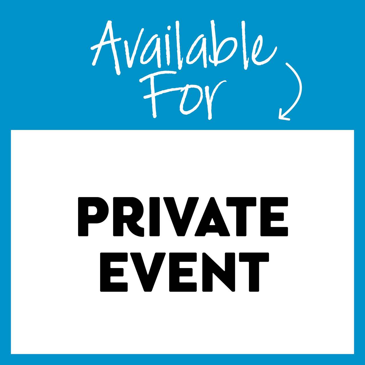Book a Private Event SATURDAY DEC 16th, 2023 3:00-5:00PM