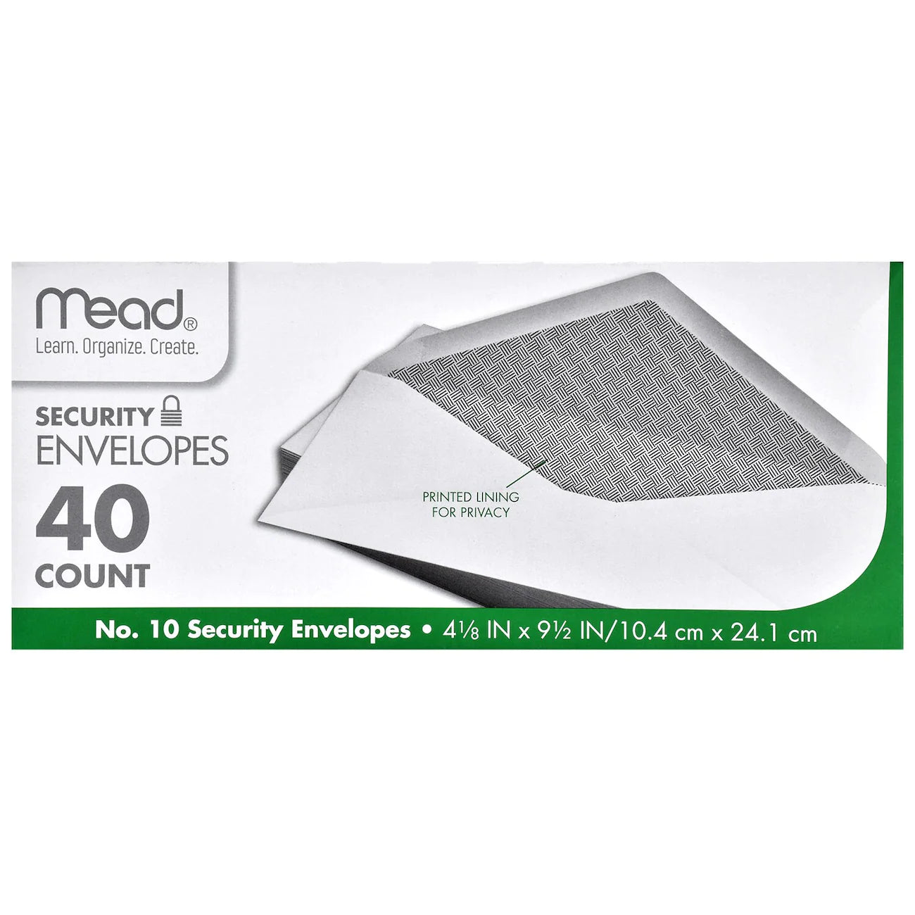 40 Count #10 Security Envelopes