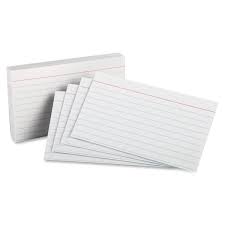 Index Cards (200 Pack)