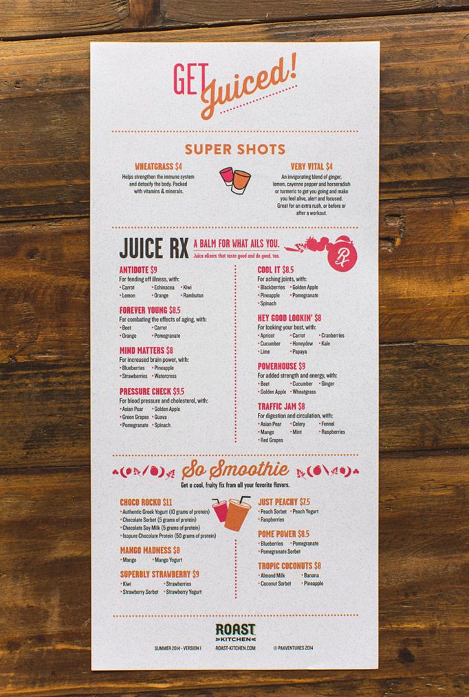 Menus