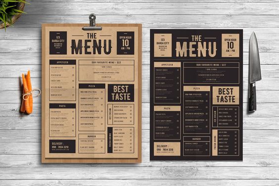 Menus