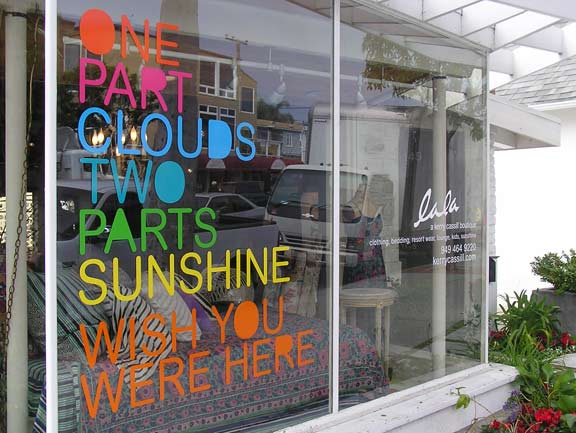 Vinyl Lettering