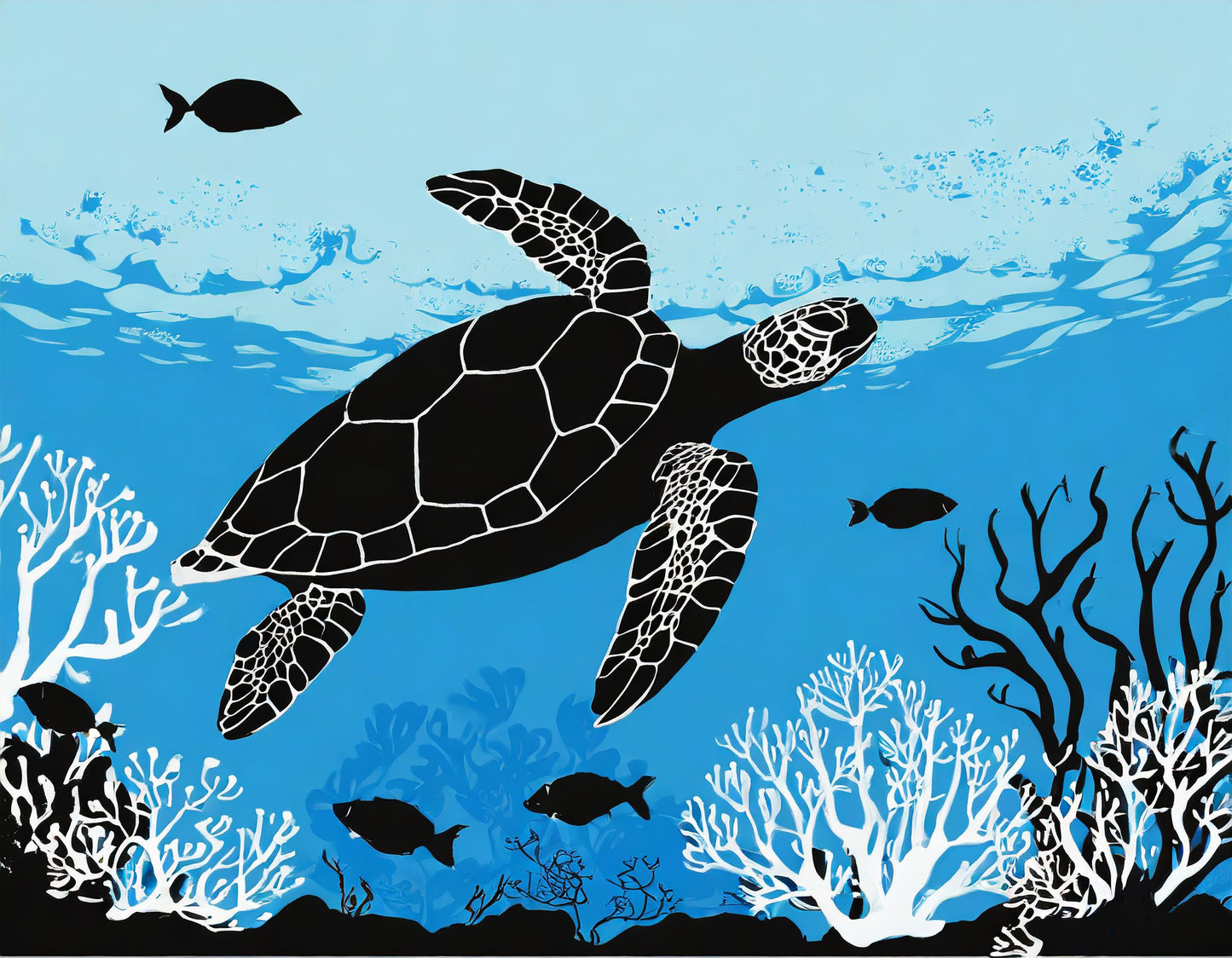 Underwater Sea Turtle MARCH 24th, 2024 3:00-5:00PM
