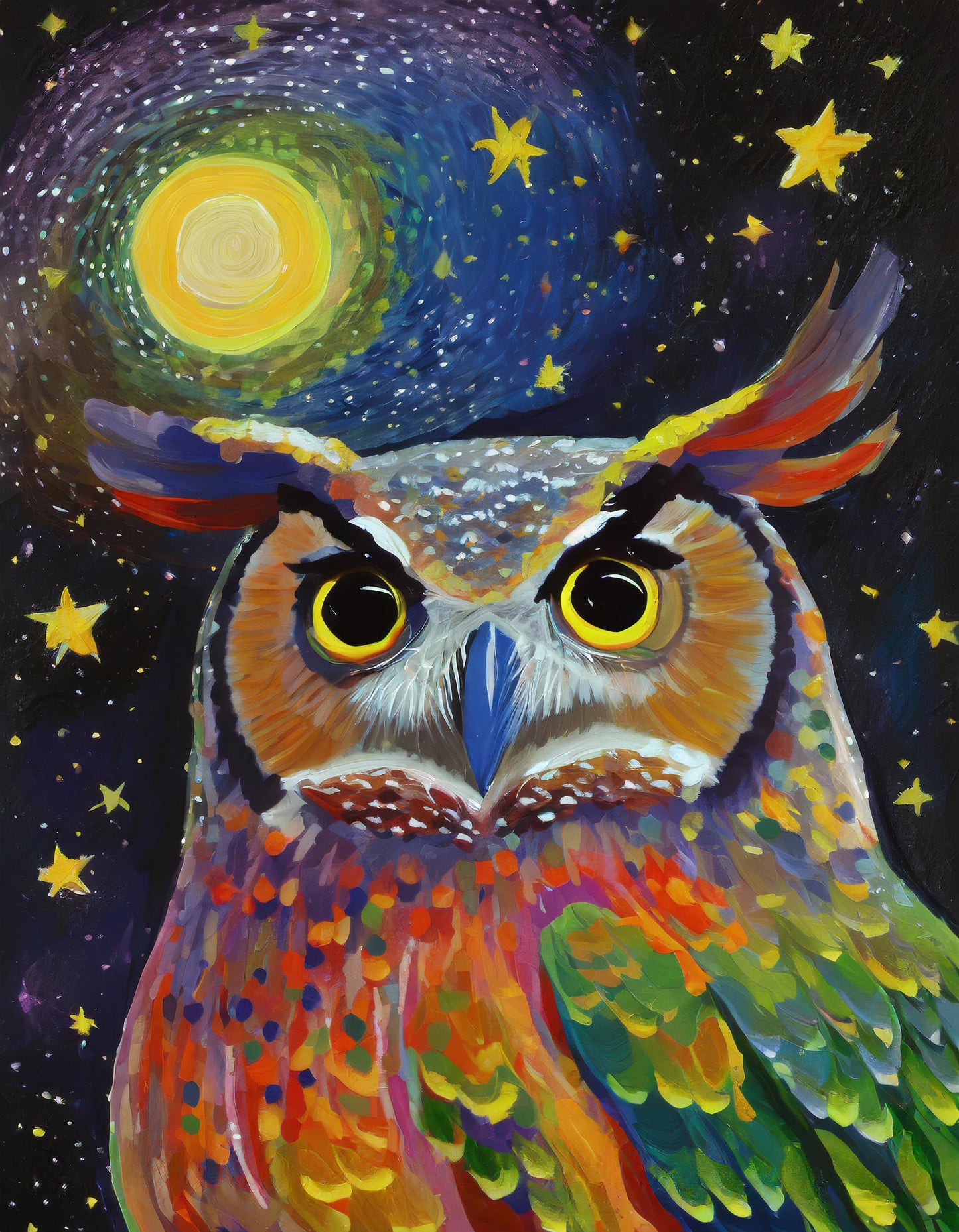 Mystical Midnight Owl MARCH 1st, 2024 7:00-9:00PM
