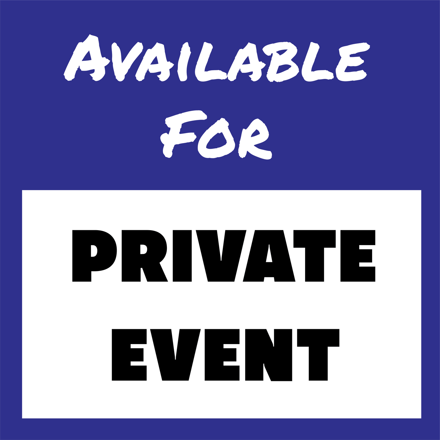 Book a Private Event MARCH 23rd, 2024