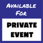 Book a Private Event MAY 18th, 2024