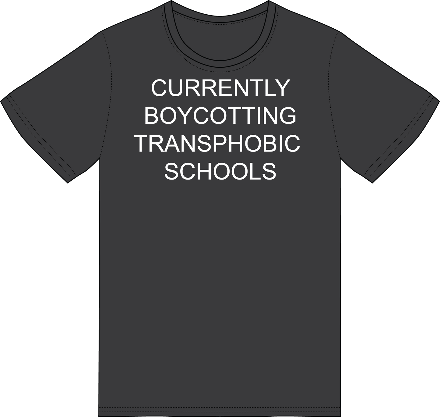 Currently Boycotting Transphobic Schools Tee