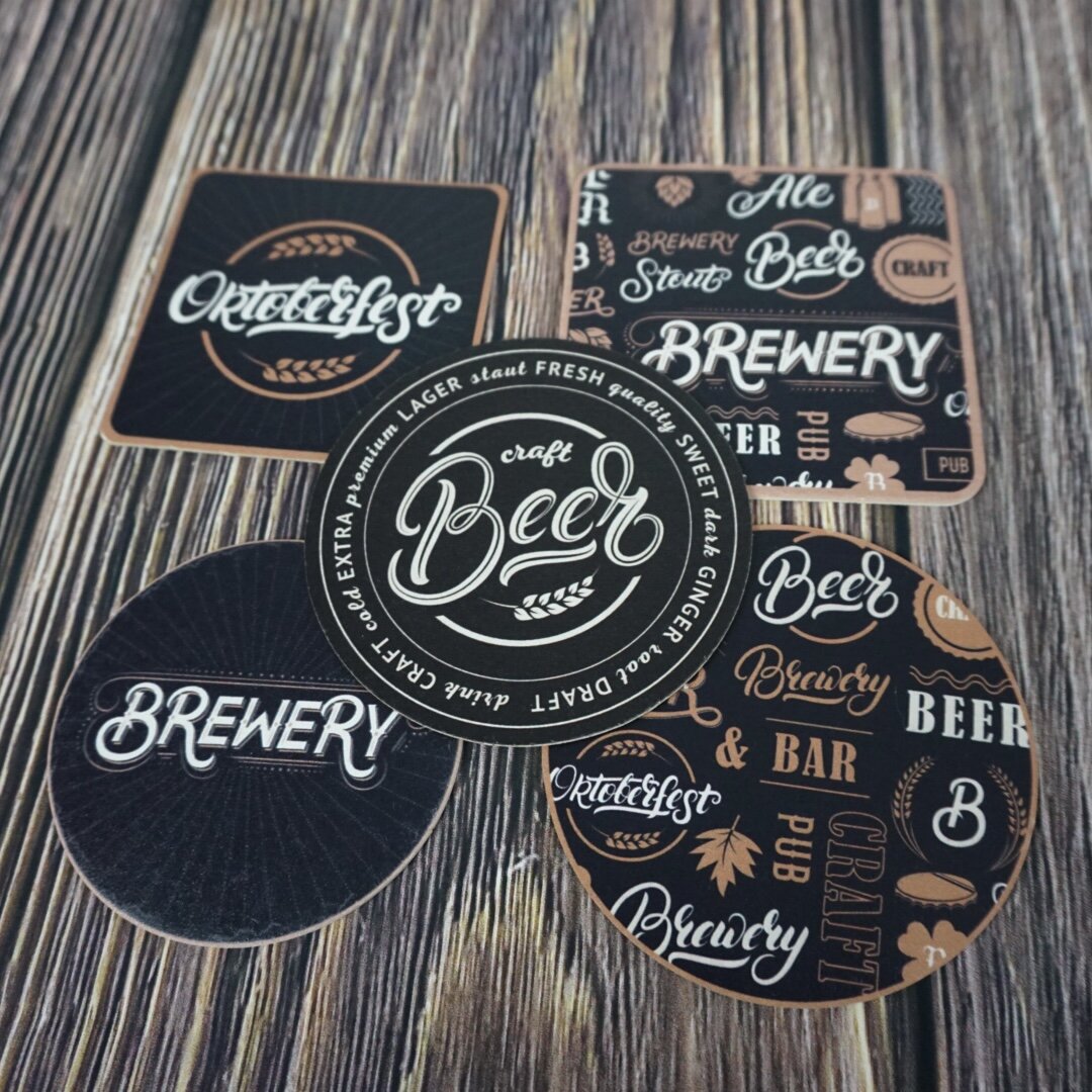 Drink shop coaster printing